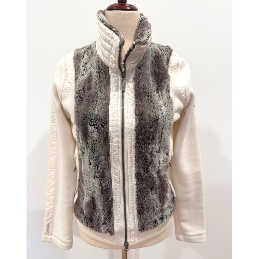 Pikeur fleece with faux fur accent jacket